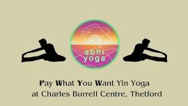 Pay What You Want Yin Yoga with Abhi Yoga