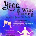 Anderson's Yoga & Wine Tasting