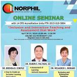 NORPHIL ONLINE CPD SEMINAR