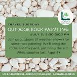 Outdoor Rock Painting