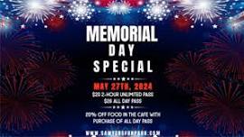 Memorial Day Special at Sawyer's Fun Park