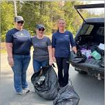 Spring Clean-up in Grand Lake Stream