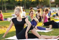 Park Yoga - FREE outdoor yoga at Narisa Lawn at Priory Park