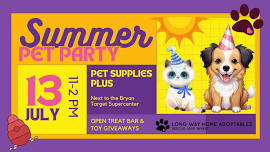 Summer Pet Party & Adoption Event