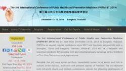 The 6th International Conference of Public Health and Preventive Medicine (PHPM 2025)