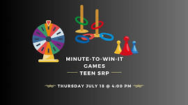 TEEN SRP Minute-To-Win-It Games