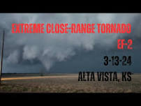 Driving Into Developing Strong Tornado - Multi-Vortex - Alta Vista, KS - Full Chase Documentary [4K]