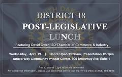 District 18 Post-Legislative Lunch