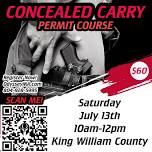 Concealed Carry Permit Course