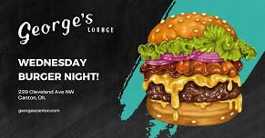 Wednesday Burger Night At George's Lounge