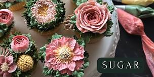 Buttercream Floral Design Cupcake Class - June 16