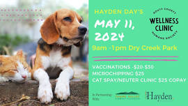 Hayden Day’s – Vaccination & Cat Spay/Neuter Clinic