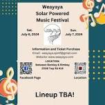 Weayaya Solar-Powered Music Festival