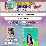 SRP Storytime: "Cahuilla Culture" with Mary Hopkins