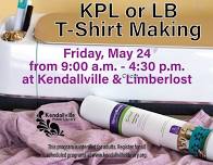 Kendallville or Limberlost Public Library T-shirt Making