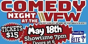 Comedy night at the VFW   May 18   ,