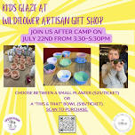 July Kids Glaze at Wildflower Artisan Gift Shop