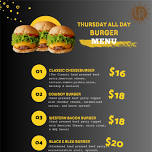 Specialty Burger Menu @ Laughlin Ranch