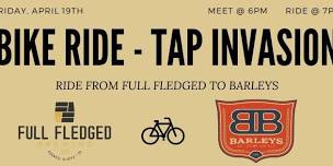 ‍♂️ Pedal & Pour: Barleys x Full Fledged Tap Invasion & Bike Ride! ‍♀️