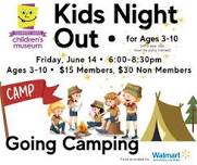 Kids Night Out- Going Camping