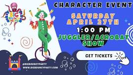 JUGGLER/ACROBAT - Big Bouncy Party - Character Event