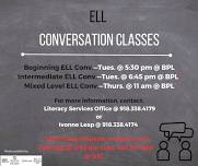 FREE — Tuesday Intermediate ELL Conversation Class