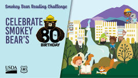 Last Day to Pick up Smokey Bear Reading Challenge Prizes