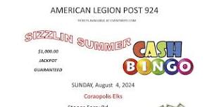 Sizzlin Summer Cash Bash Bingo