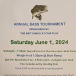 Annual Bass Tournament