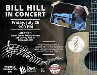 Bill Hill in Concert