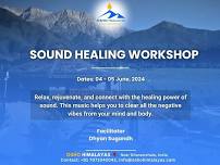 SOUND HEALING WORKSHOP