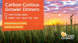 Carbon Curious Grower Dinner at Nhill VIC