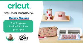 Harvey Norman Port Stephens Cricut Demo