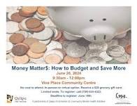 Money Matter$ – Financial Budgeting Session