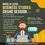 IGCSE Business Studies Grand Session