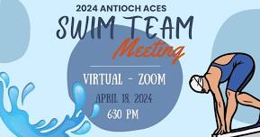 2024 Antioch Swim Team Parent Meeting