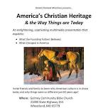 America's Christian Heritage & the Way Things are Today