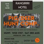 RANGIRIRI HOTEL PIG/DEER HUNT COMP. 2024