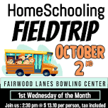 HOMESCHOOLERS  - 1ST WEDNESDAY OF EACH MONTH at Fairwood Lanes Entertainment Boutique Center