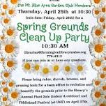 Farmington Public Library Spring Ground Clean Up Party