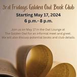 3rd Fridays Golden Owl Book Club