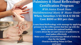 Palmistry & Hand Reflexology Certification Program With Jessica Kozak Shaw