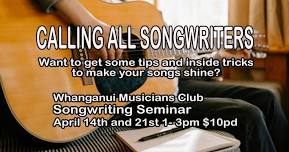 Songwriting Seminars