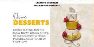 Decorate Cake with Devine Desserts