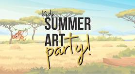 Safari Adventure- Kids Summer Art Party