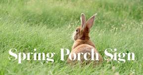 Spring Porch Sign