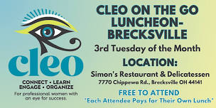 CLEO on the Go Luncheons - Brecksville