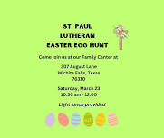 St. Paul Lutheran Easter Egg Hunt