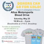 Altus Motorsports Blood Drive