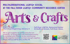 Intergenerational Fall River LGBTQ+ Arts & Crafts Social